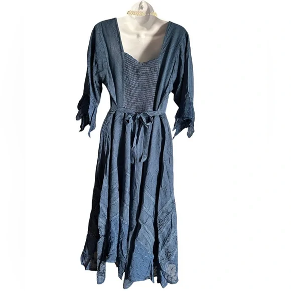 LAPOGEE ONESIZE DRESS.     GR/PK.    NA47AW09 - Picture 3 of 3